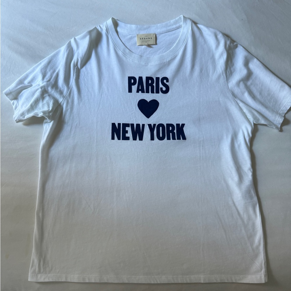 Sézane T-Shirt - Paris Loves New York